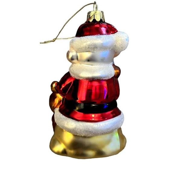 Kurt Adler Rudolf The Red Nose Reindeer Holiday/Christmas Glass 5" Ornament - Picture 3 of 3